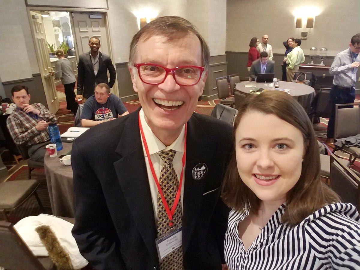 rebeccaforva's tweet photo. Fellow House candidates @mallardforva, @edwardsfordel, @JK4Delegate &amp; @fearer4delegate at @WinVA training last weekend in Richmond. 
#WinVirginia #TrainDems #NDTC https://t.co/eG4AmKEQSX