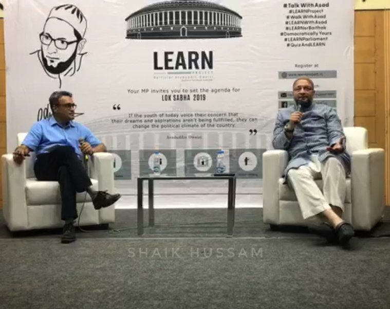 shaik_hussam's tweet photo. "We might, one day, become a developed country but if we, as a country, lack compassion, then the tag of a superpower would be just a tag and not a reality." - @asadowaisi #TalkWithAsad 2.0 https://t.co/Yz3rG1PuG9