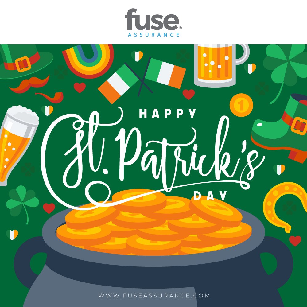 FuseAssurance's tweet photo. Happy St Patricks Day from everyone here at @FuseAssurance enjoy the celebrations no matter where you are!
#celebrate #lovelfe #luckoftheirish #StPatricksDay #insurance #lifeinsurance https://t.co/OKjh1A7Oop