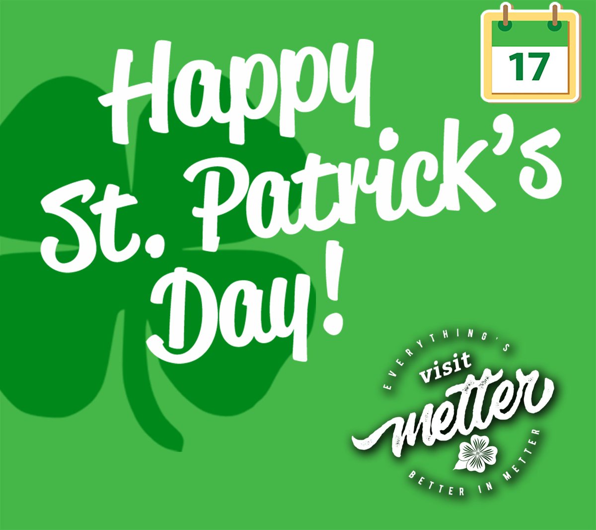 VisitMetter's tweet photo. May your troubles be less and your blessings be more and nothing but happiness comes through your door🌈 Happy St. Patrick's Day, y'all! 🍀🍀 https://t.co/bvUBPHAMKl