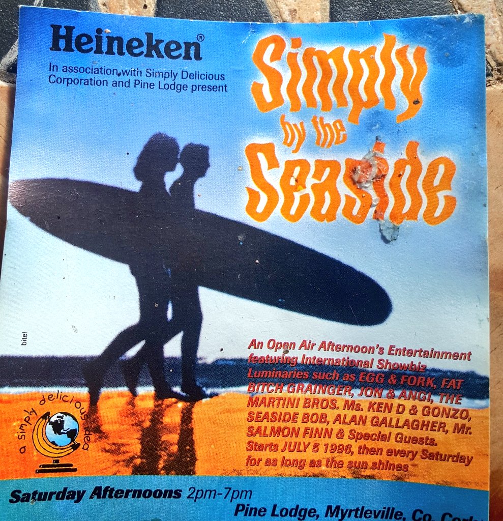 A blast from the past . There were some pint bottles of Bulmers shifted that summer.