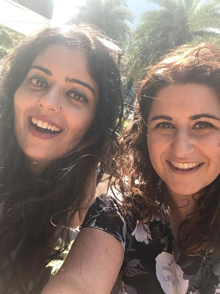 ArmozaFormats's tweet photo. Louise Melzack just came back from a great week in India! 🇮🇳 We are so thankful to everyone for making her feel so welcome!
#ArmozaEverywhere #armozaformats #FicciFrames19 #India https://t.co/iLJ90PrHtB