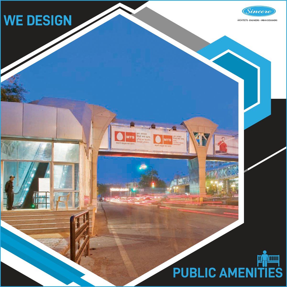 SincereArch's tweet photo. Robust and sensitive design of public amenities by #SincereArchitects does not just make it more convenient and beneficial for the public but also adds on the beauty of the city.

#India #Design #ABDesigns #AnoopBartariaDesigns #PublicAmenities https://t.co/imKrfiSeXB