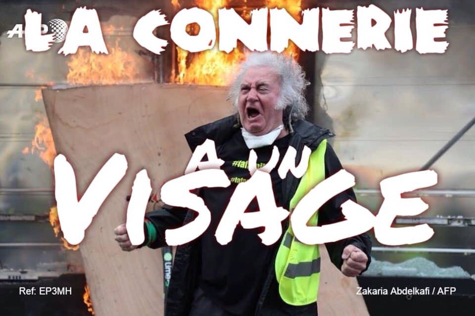 Lui on peut l’identifier et le coller d’abord au niouf.
Lui on va pas dire que c’est un black block infiltrés.