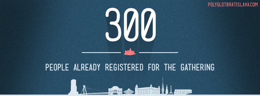 PolyglotGat's tweet photo. Already 329 #language #lovers registered for the #Polyglot #Gathering 🌍👨‍👩‍👧‍👦that is taking place in #Bratislava 🇸🇰 at the end of #May 2019. Are you gonna be part of it as well? Reduced #ticket price until March 31! 🎟️✌️🗓️ https://t.co/retpQLz2HE