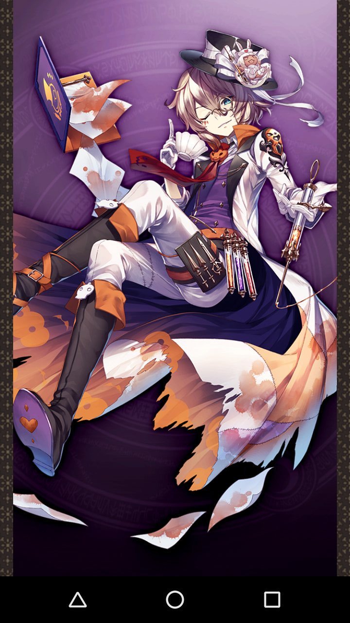 グリムノーツヒーロー紹介bot 帽子屋ハッタ ハロウィン 職種 魔導書 Hp 5184 5292 攻撃力 560 571 防御力 627 640 スキル 毒効果 大 マッド ティーpt シリーズ グリムノーツ 出典 不思議の国のアリス イラスト なのかけい Cv 間島淳司