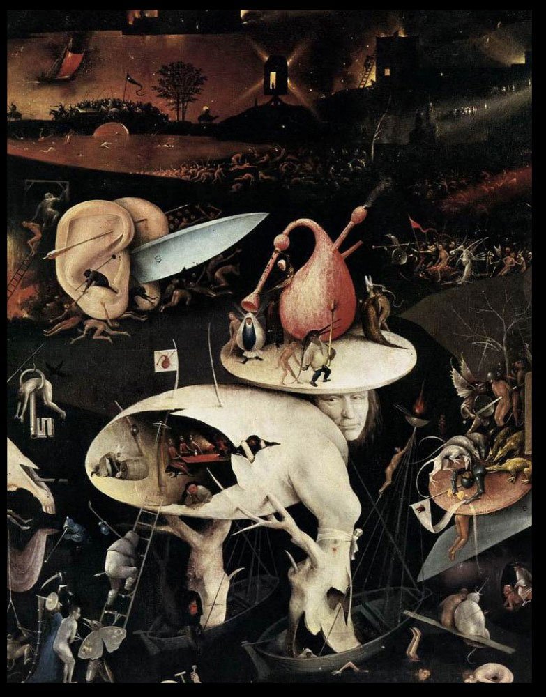 Hieronymus Bosch's depictions of hell also show up repeatedly in Berserk