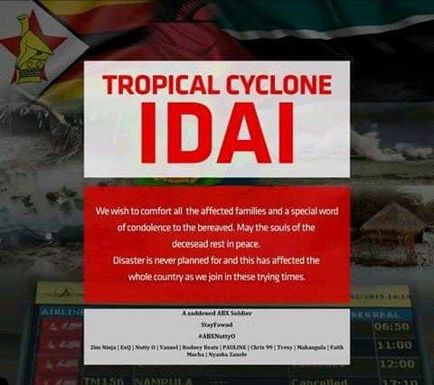 My heart Goes Out to all affected by this Force Of Nature .My prayers Are with you. Those who wish to make Donations .
Contact <a href="/zenzele/">Zenzele</a> or go to <a href="/SkyzMetroFM/">Skyz Metro FM</a> At the Pioneer House.