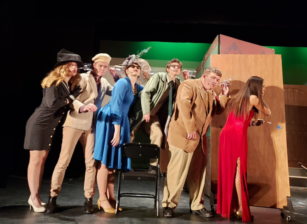 AthertonTheatre's tweet photo. I hear it's your LUCKY day!  You haven't missed out on seeing our production of Clue: On Stage... yet. You have ONE more chance! Today at 2pm. Tickets are $7 at the door. #WeAreJCPS #WeAreAtherton https://t.co/hPrr955vXh
