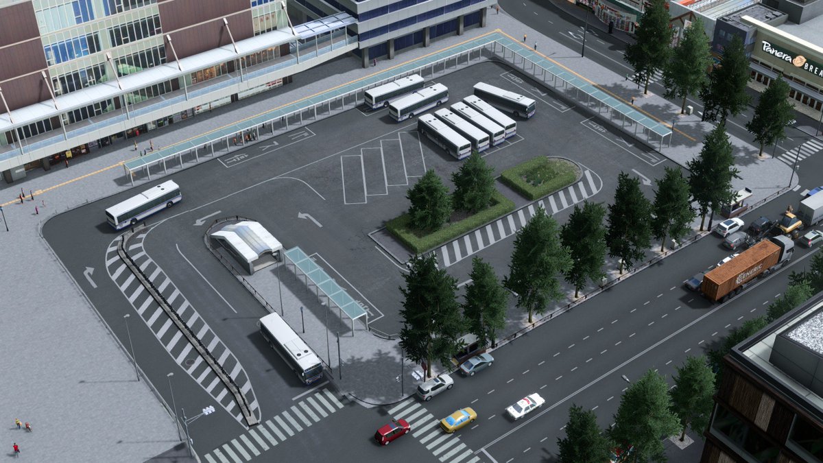 Tokachi バスターミナル出来たー Citiesskylines