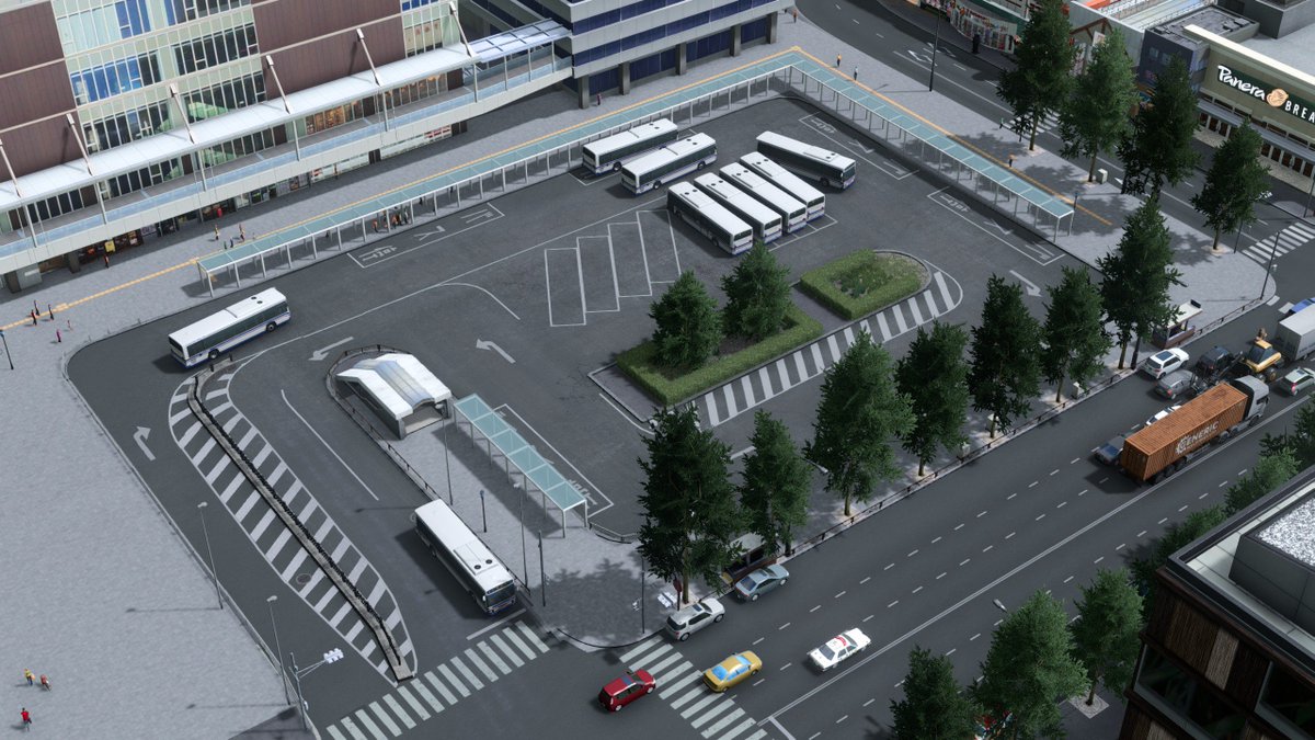 Tokachi On Twitter バスターミナル出来たー Citiesskylines