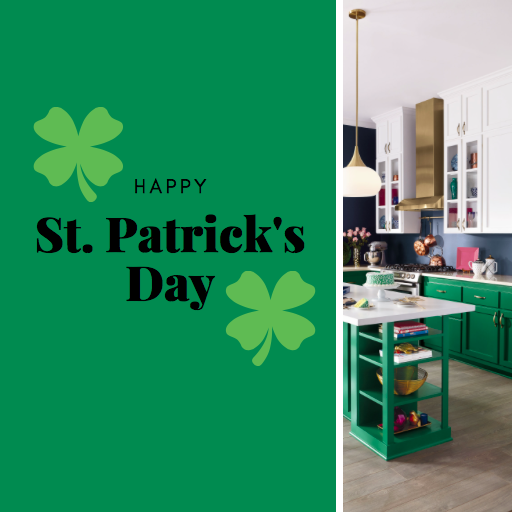 PARAPaints's tweet photo. Happy St. Patrick's Day, Canada! Add a lively colour like  'Cricket Green' (218F) to your space to preserve the jovial essence of St. Patrick's Day all year. https://t.co/sjE8O6Qieo