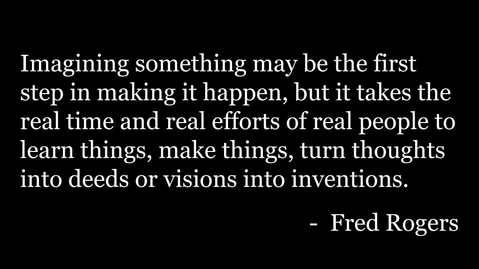 jlabar2me's tweet photo. Q1 of the #InnovatingPlay SUPER #SlowFlipChat! What's a T idea you've been thinking about &amp; would like to live out? Or what's something you're proud of that you've made happen in education?

Join us on @Flipgrid! https://t.co/NzwKJdLlKe  
#gafe4littles #ecechat @FredRogersCtr https://t.co/OKOz2G4R7Y