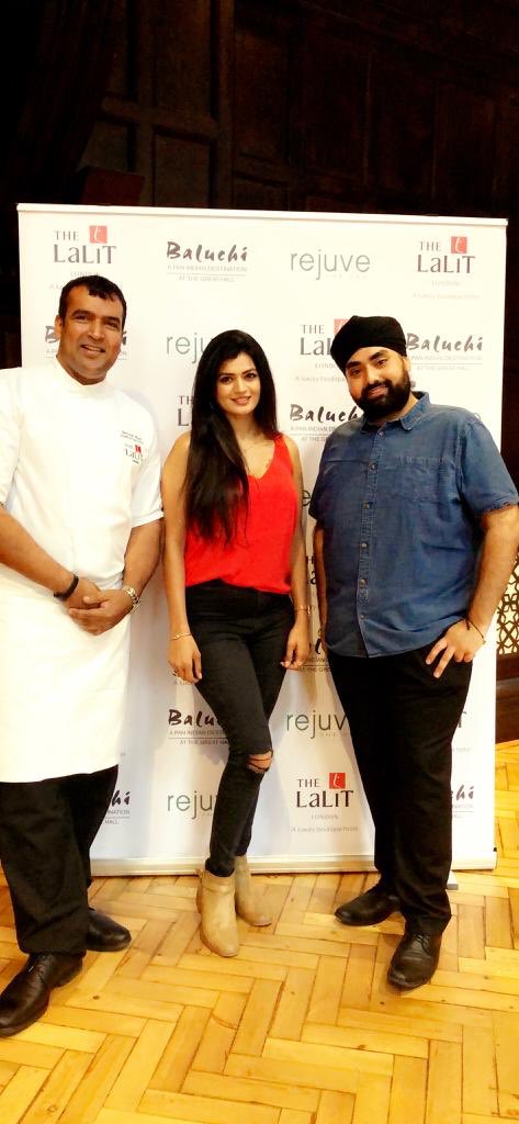 Joining in the excitement: Jeeva boss <a href="/BKanadia/">Bhavi Kanadia</a> drops by to celebrate the collaboration of <a href="/BritishBakeOff/">British Bake Off</a> @RavSBansal &amp; exec chef <a href="/chefsantoshshah/">Santosh Shah</a> new afternoon tea ☕️ menu ! <a href="/TheLalitLondon/">The Lalit London</a> <a href="/TheLalitGroup/">The LaLiT Hotels, Palaces & Resorts</a> 
A must for #Mothersday2019 Book Now !