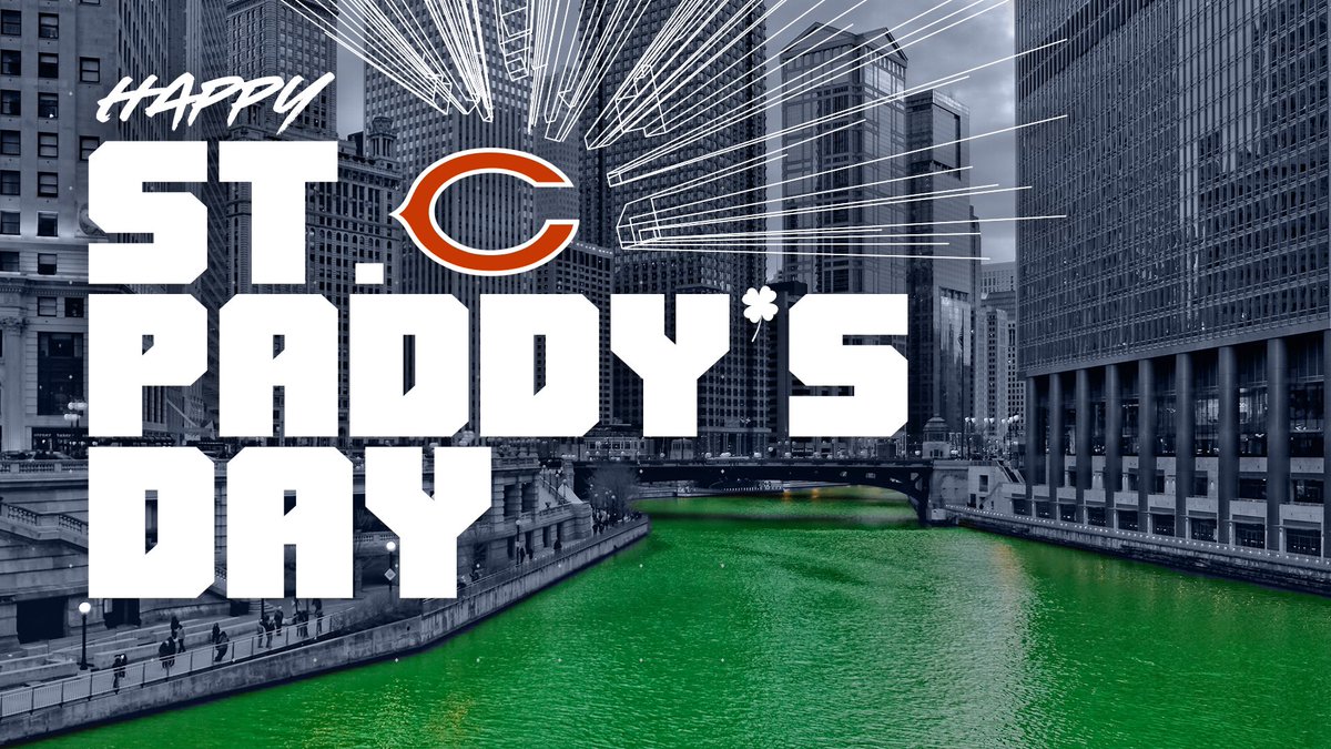 ChicagoBears's tweet photo. We like our rivers green and that’s about all we like green.

🐻⬇️ https://t.co/WlATnJlZQf