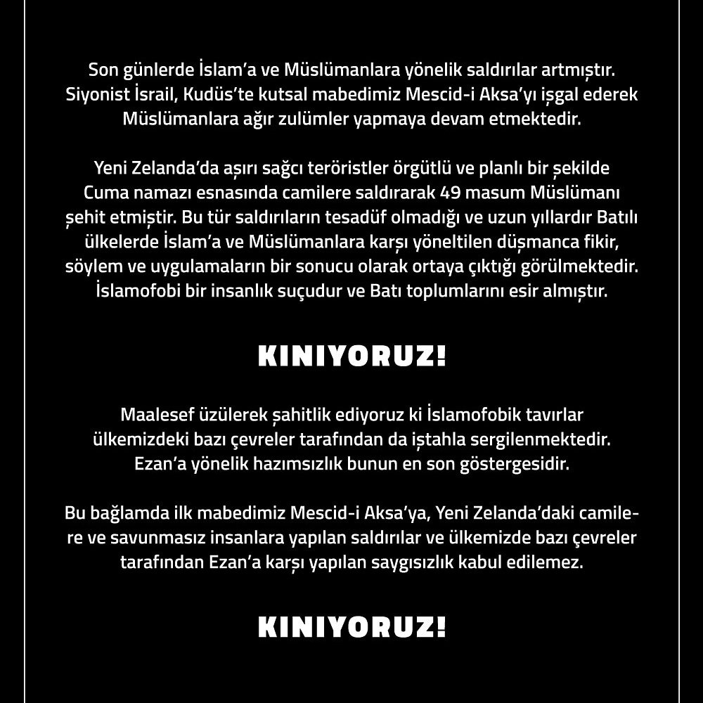 Semerkandvakfi's tweet photo. Yeni Zelanda'da yaşanan terör saldırısı unutulmamalı. 

İslam'ın aleyhine yürütülen her menfur planı tel'in ediyoruz. Vahşi katliamda şehit olan Müslüman kardeşlerimize yüce Allah'tan rahmet, yaralılara acil şifalar diliyoruz. https://t.co/ZF68demJ2N