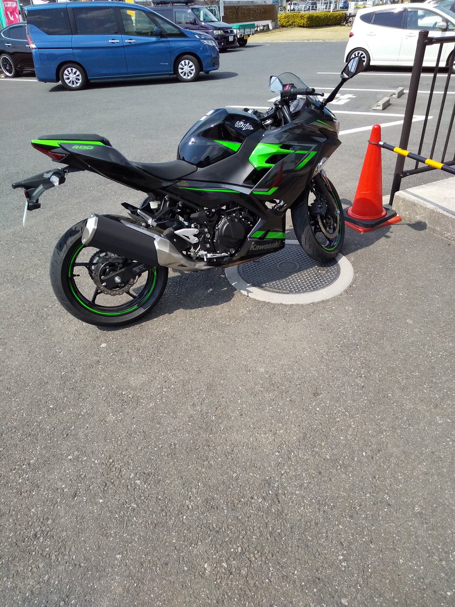 N400Tk's tweet photo. 新車Ninja400で、初ツーリングは房総へ♪
#はじめようバイク #TMCS2018 #Kawasaki #ソロツーリング #Ninja400 https://t.co/FDP35N2ZXJ
