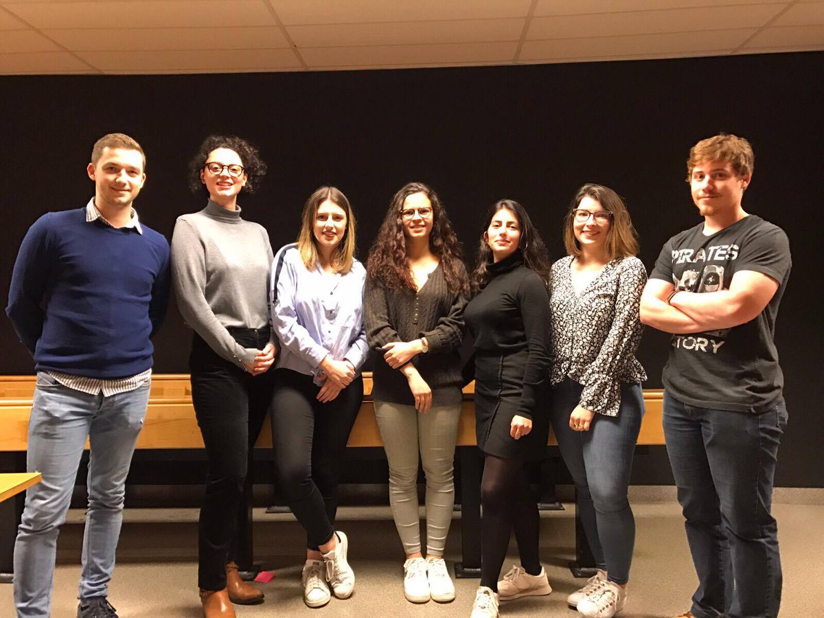 APICaen's tweet photo. APICaen vous présente le bureau 2019-2020
Présidente: Inès Delarme
Secrétaire: Inès Paris
Trésorier: Kirill Lesort
Responsable Partenariats: Chaimaa Boujendar
Responsable Communication: Flavie Charlois
Responsable Réseau: José Morral
Responsable International: Amelie Baudet https://t.co/RJmw1b0Yes