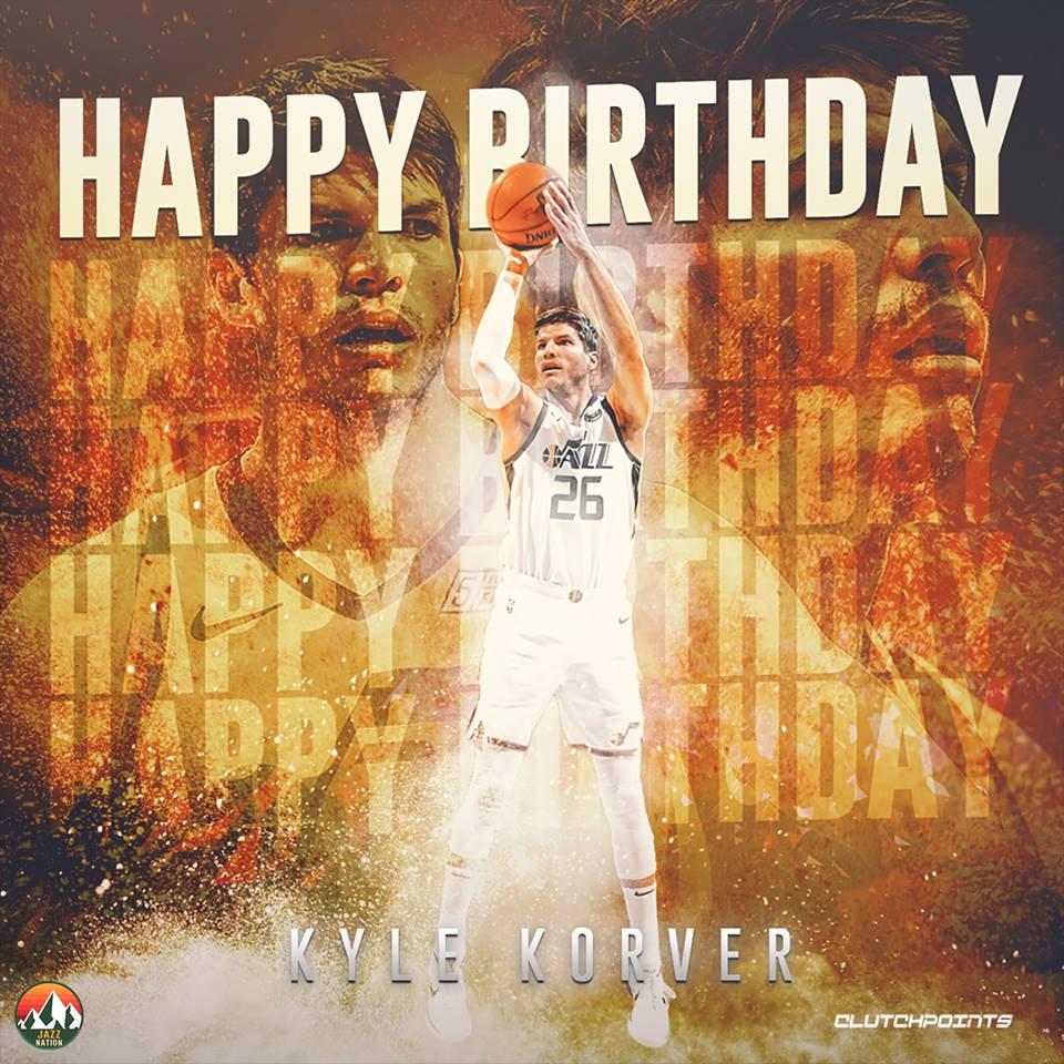 Join Jazz Nation in wishing Kyle Korver a happy 38th birthday   