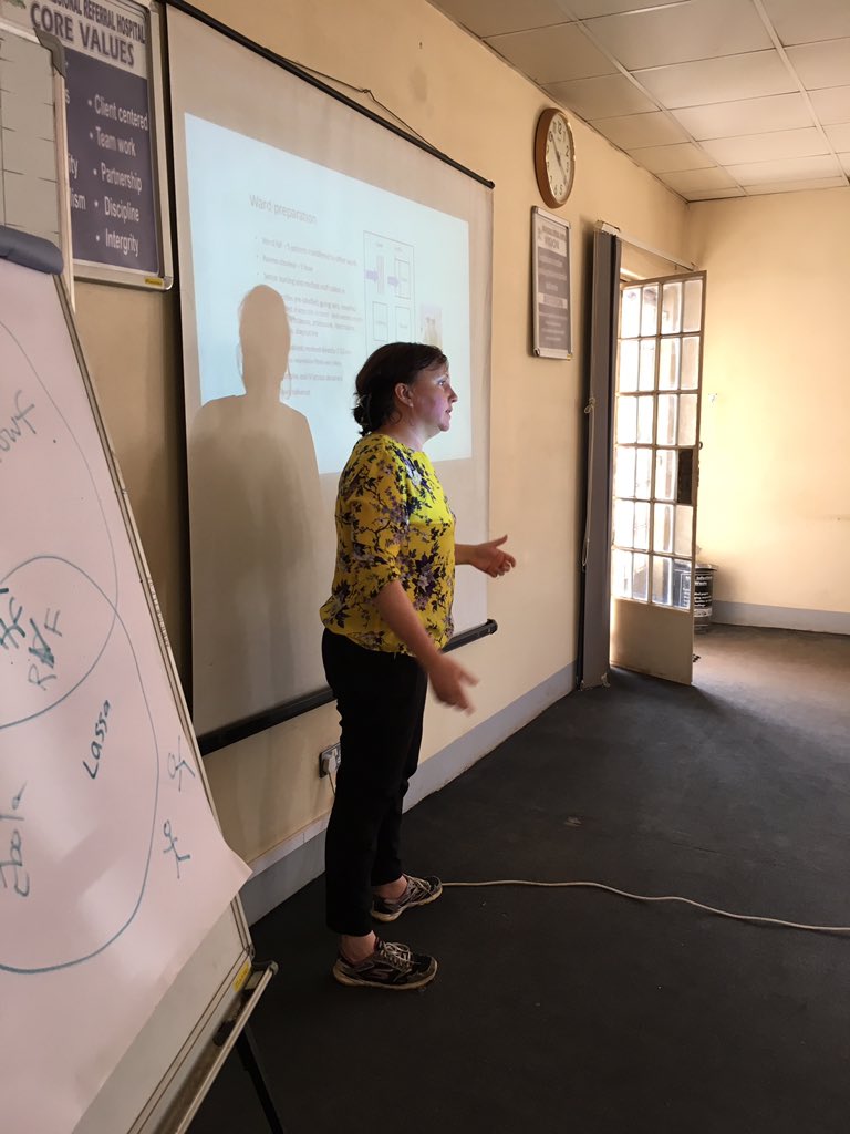 ViralHoolahoop's tweet photo. @emcat1 @ucl Honoured to be doing a double act with @emcat1, sharing our experience of caring for patients with Ebola and the importance of infection control! https://t.co/LilfP0554H