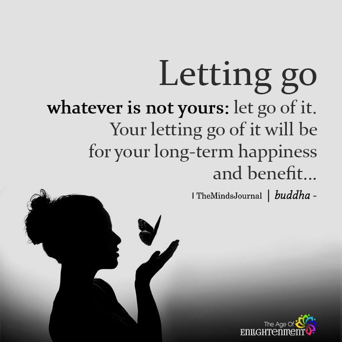 letting go