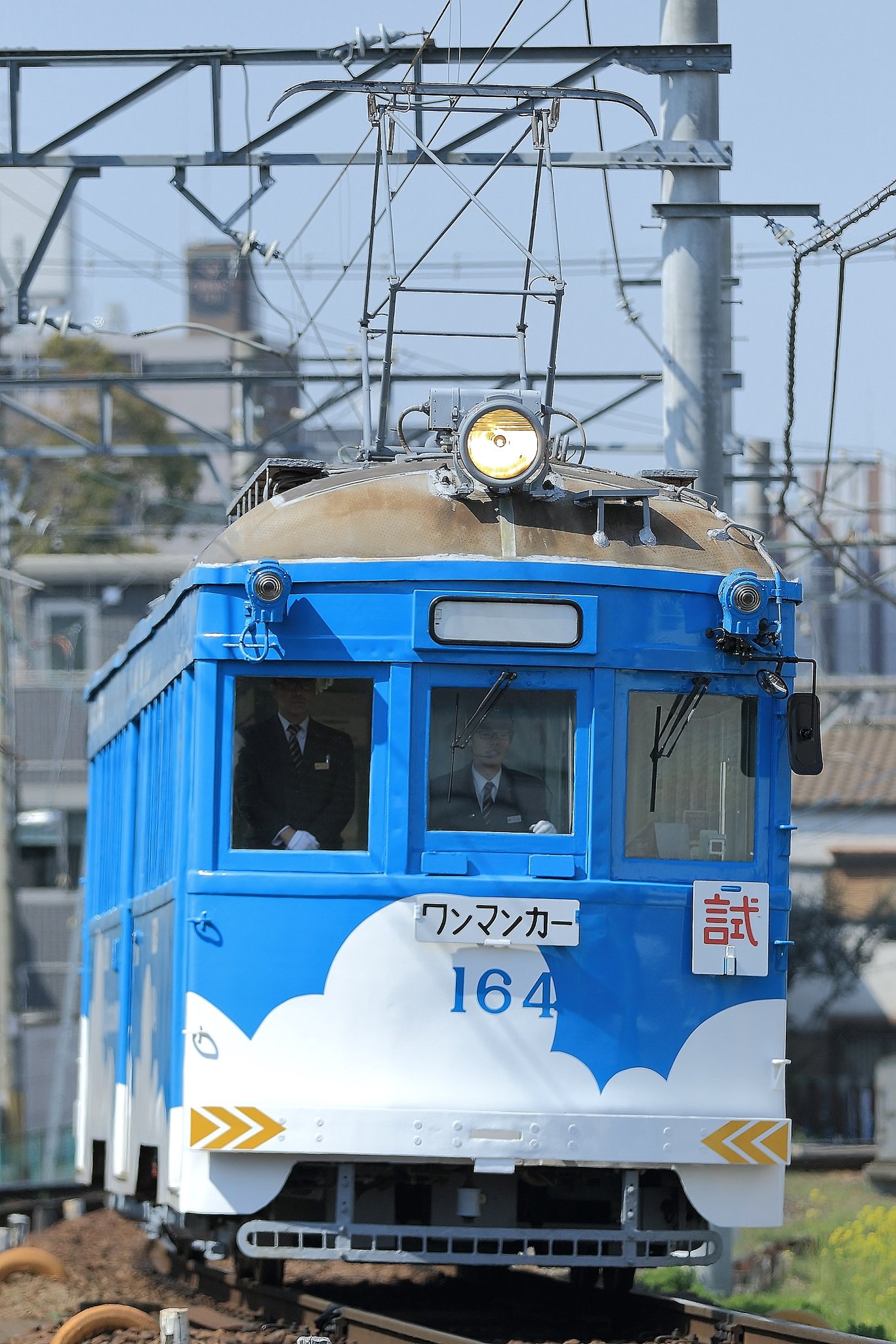 鉄道部品 阪堺電車 ドア横看板 ワンマン出口 再入荷！】 鉄道部品 阪堺電車 ワンマン出口 ドア横看板