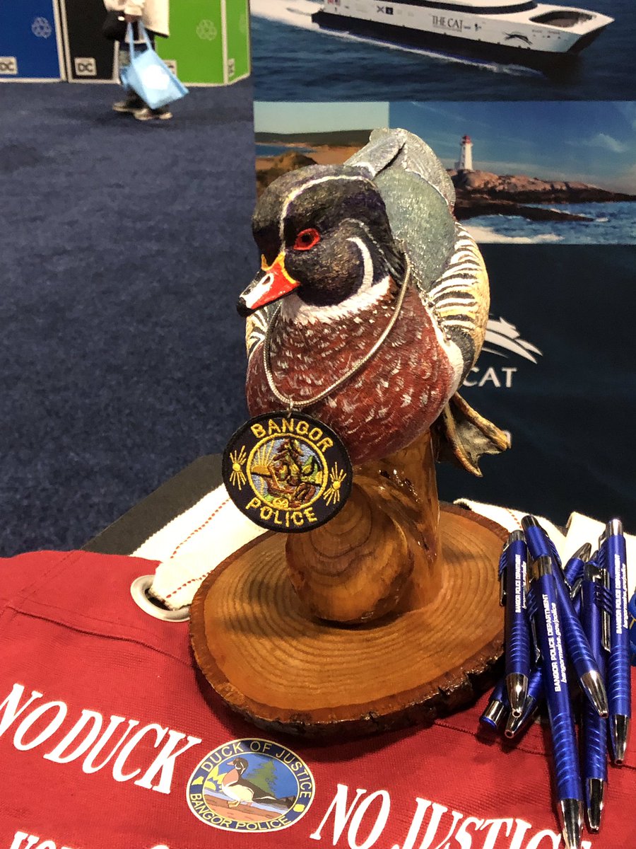 TravAdventure's tweet image. The Duck of Justice is at the #DCTravelShow Today! Visit @GBCVB at Booth #313! @TheEventsDC  #visitbangormaine