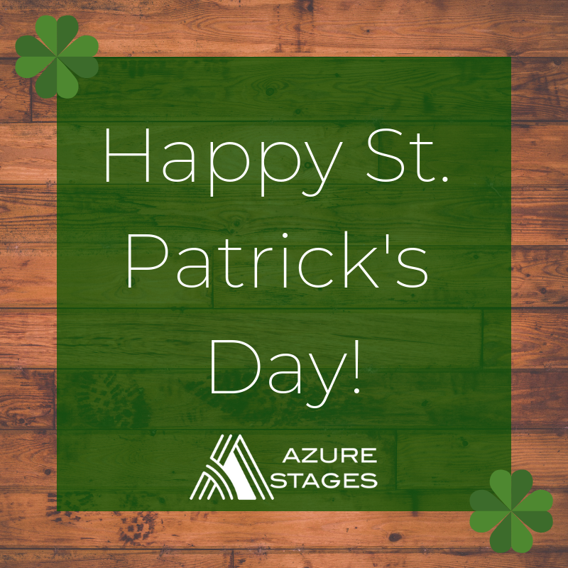 AzureStages's tweet photo. Happy St. Patrick's Day! https://t.co/w2NQnSEmKG