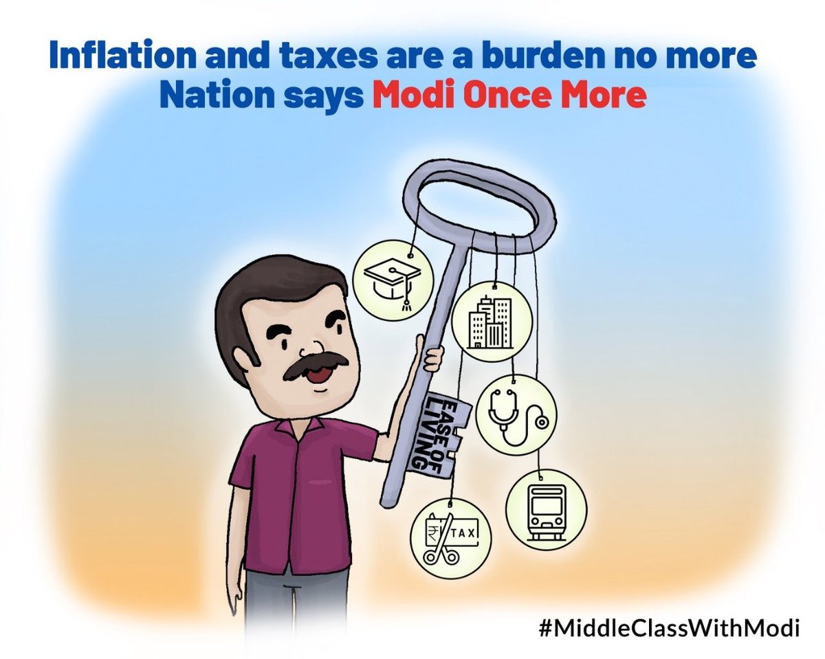 rjaipuria's tweet image. #MiddleClassWithModi
#MiddleClassWithModi 
via NaMo App