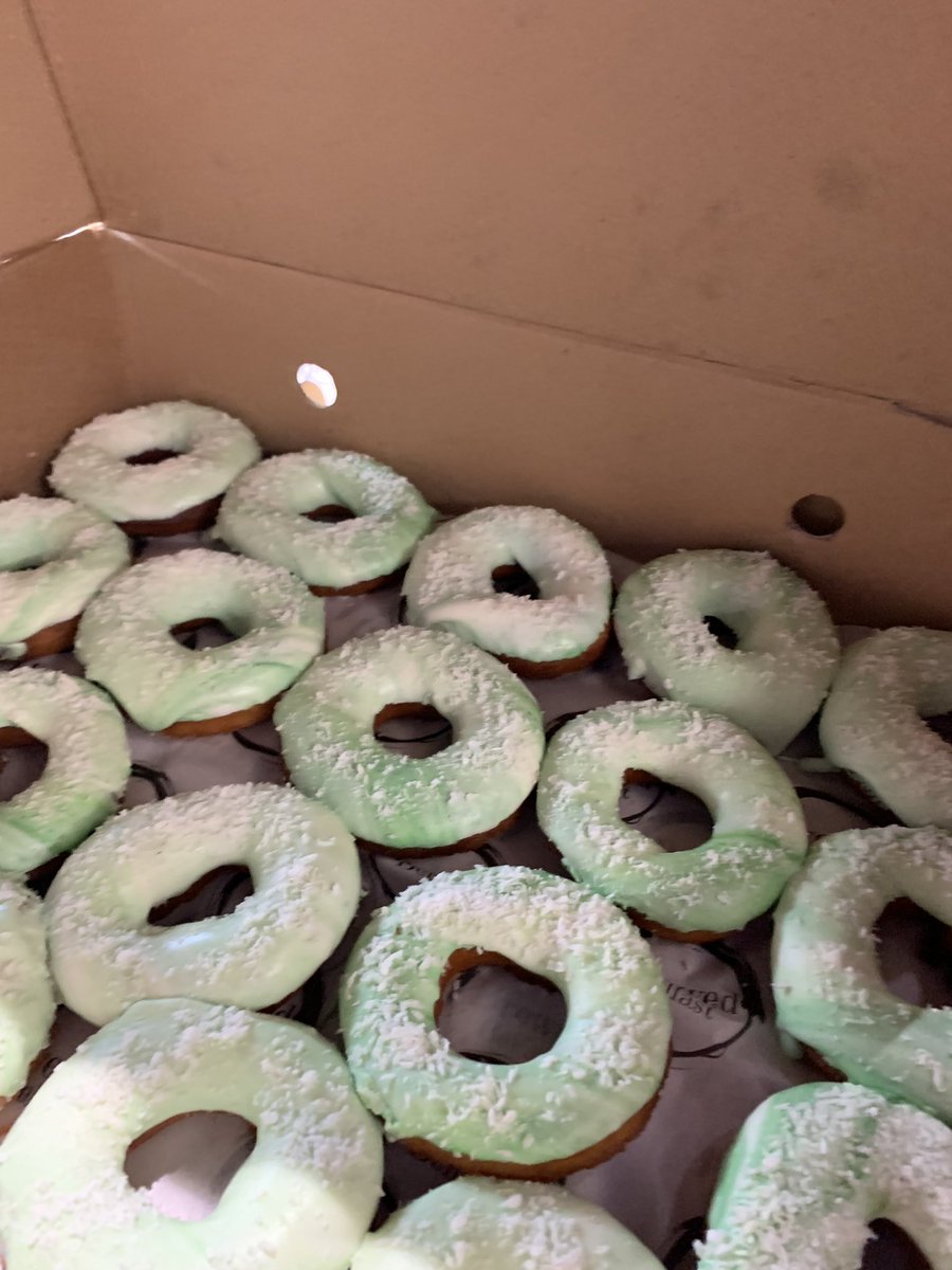 cafevaudeville's tweet photo. @belfasttandems @goQradio @love_belfast @BelfastLive #catchthemifucan #donuts #£1 ☘️ https://t.co/fowhVyNsdF