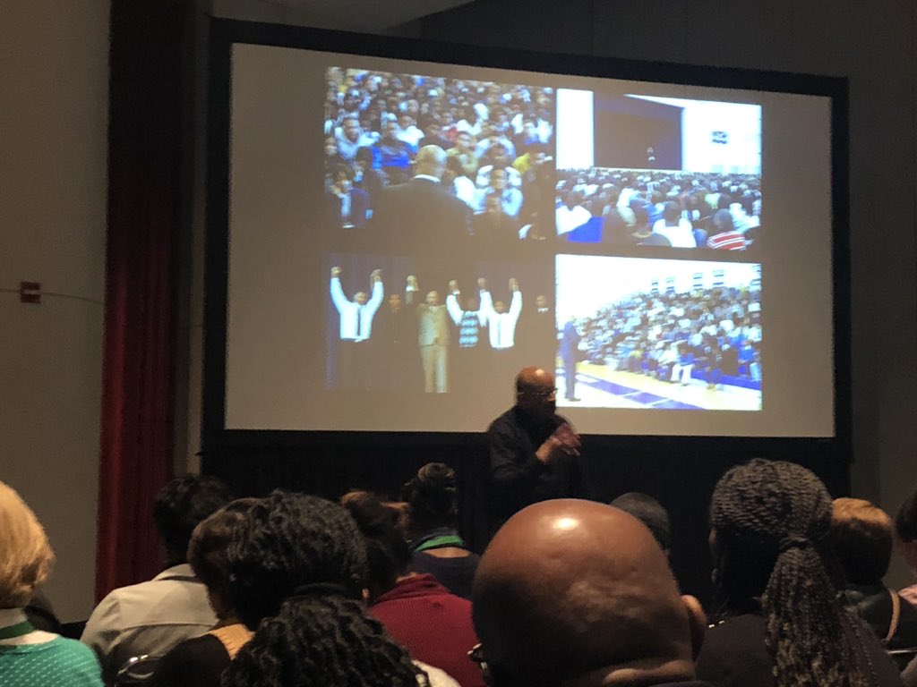wshultz0001's tweet photo. EXCELLENT session to begin Day 2 of the @ascd #Empower19  conference with @PrincipalKafele. Thanks. https://t.co/jrVZFPLBj5