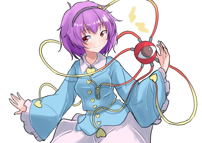 #深夜の真剣お絵描き60分一本勝負 
古明地さとり 