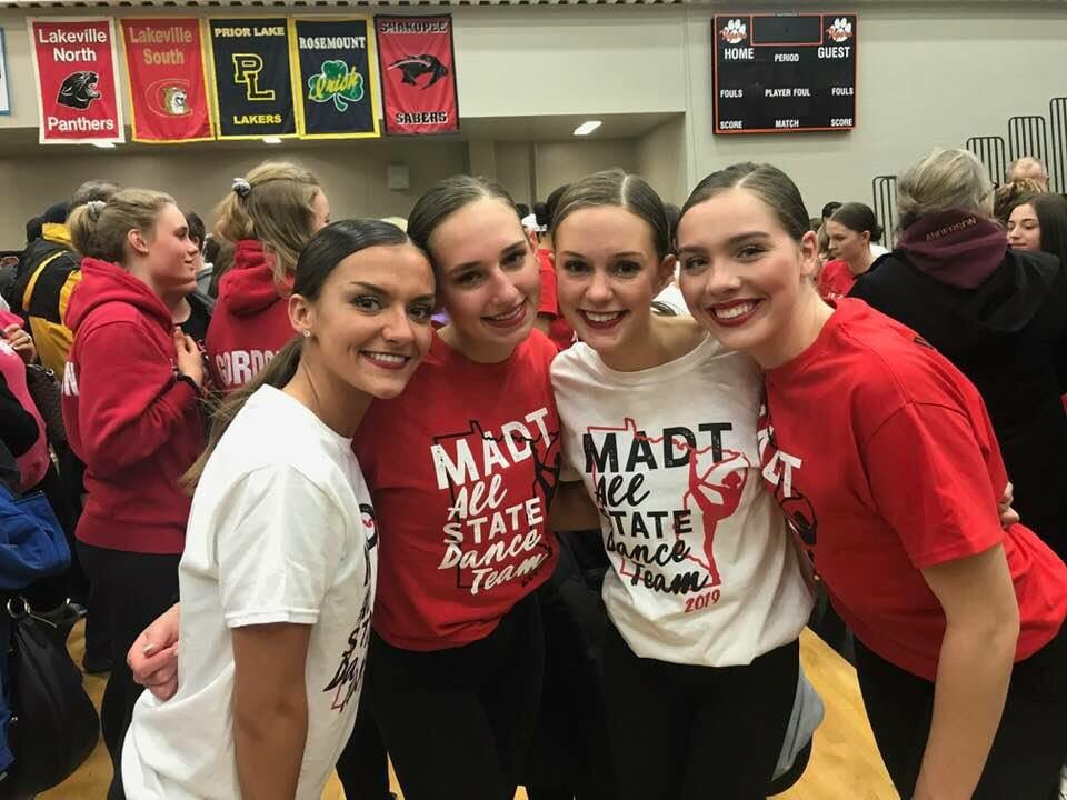 Congrats to our amazing All-State dancers! Josie, Sally, Azumi &amp; Maddy represented Hopkins with so much pride, we are so proud!