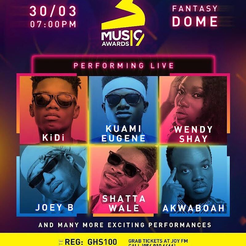 FantasyGhana's tweet photo. Fantasy Dome Come Alive On March 30th @ 7:00Pm For 3 Music Awards
Performing Live : Kidi,Kuami Eugene,Wendy Shay,Joey B,Shatta Wale,Akwaboah
...And many more exciting performances
@3musicAwards https://t.co/QrfnayS0aB
