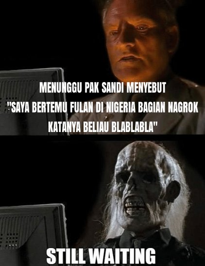 immawicky's tweet photo. Still waiting...
#debatSebel
#CurhatPilpres2019
#debatSelo https://t.co/98k0GglDNn