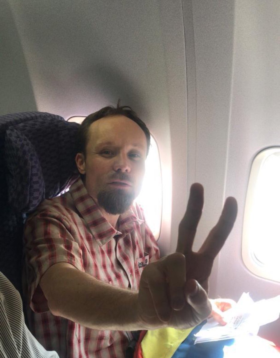 patriciarorozco's tweet photo. #17Mar El periodista alemán, Billy Six, quien permaneció detenido cuatro meses en El Helicoide, está rumbo a su país en este momento. #InformarNoEsDelito #17Mar https://t.co/rn5rRsJQqt