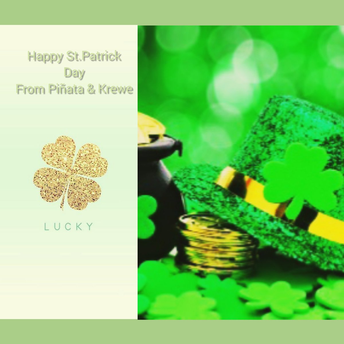 Sprinkling a little green in your life today!
@PinataAndKrewe
#shamrock #stpatricksday #irishday #atlanta #atlantastpatricksdayparade 
#potofgold #stpatrickday2019 #irishbeer 💚🍀