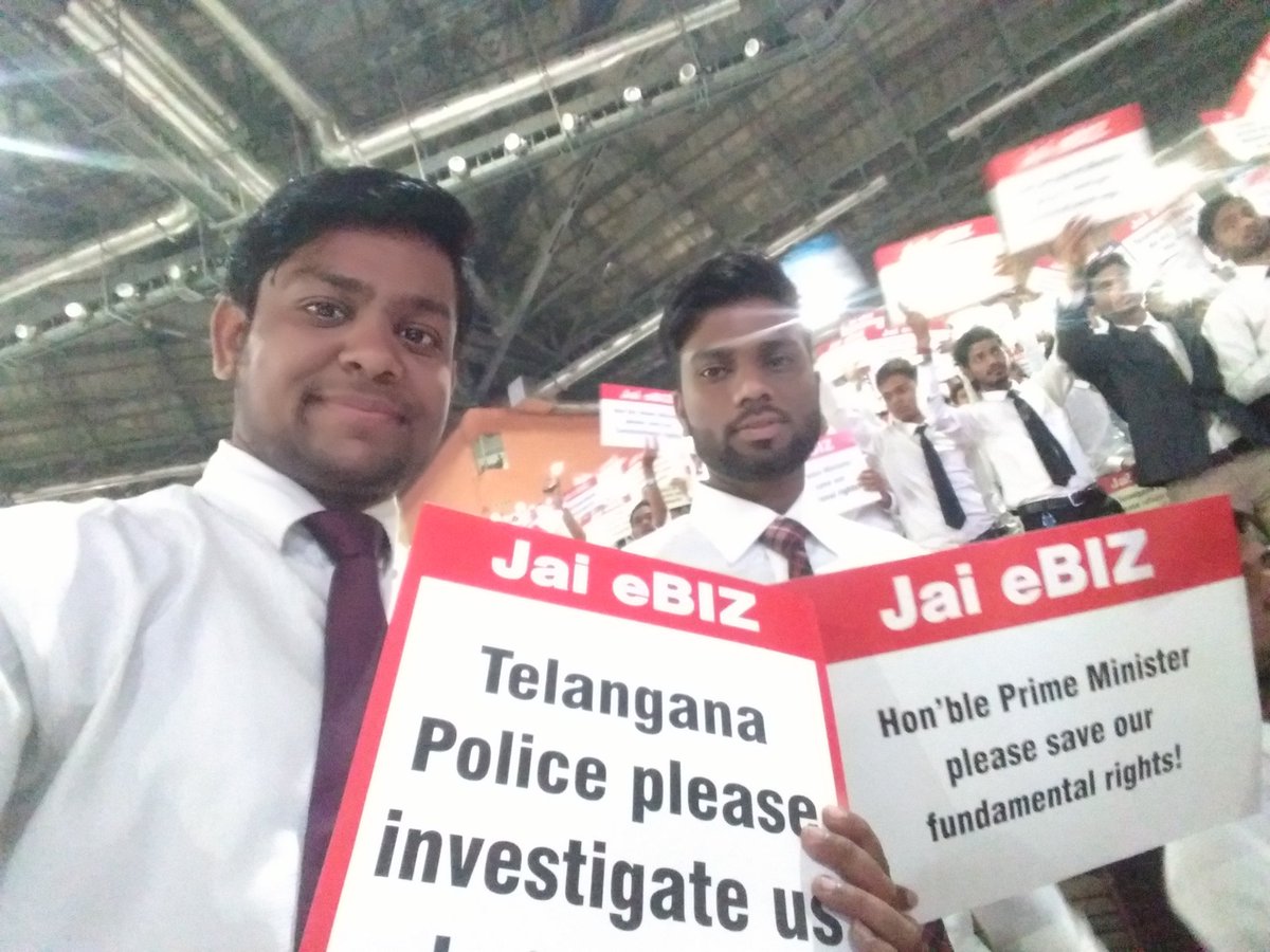 Astha015's tweet photo. Kindly take immediate action on Cyberabad police spoiling career of lacs of directsellers who are following all guidelines by central govt. They siezed the company without investigation.
#justiceforebiz @narendramodi @PMOIndia @SushmaSwaraj @HRDMinistry https://t.co/0e5B8r724E
