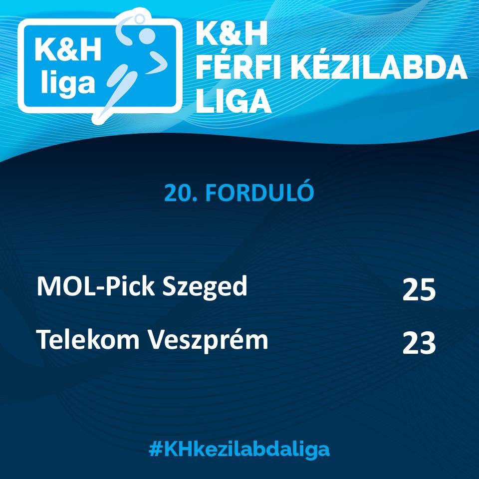 A Szeged nyerte a K&H férfi liga szuperrangadóját #khkezilabdaliga