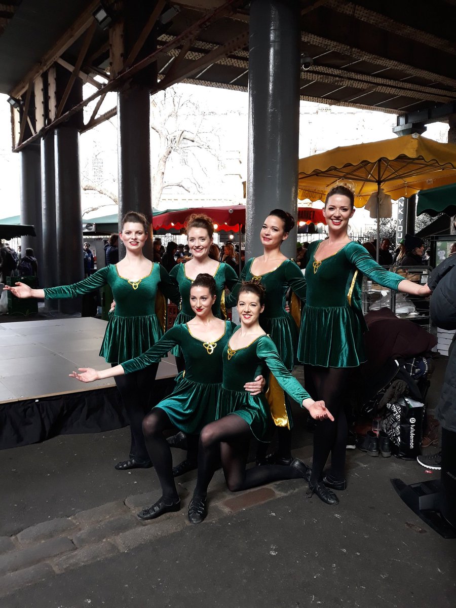 Happy St Patrick's day! #Irish dancers at Borough Market this afternoon #StPatricksDay
