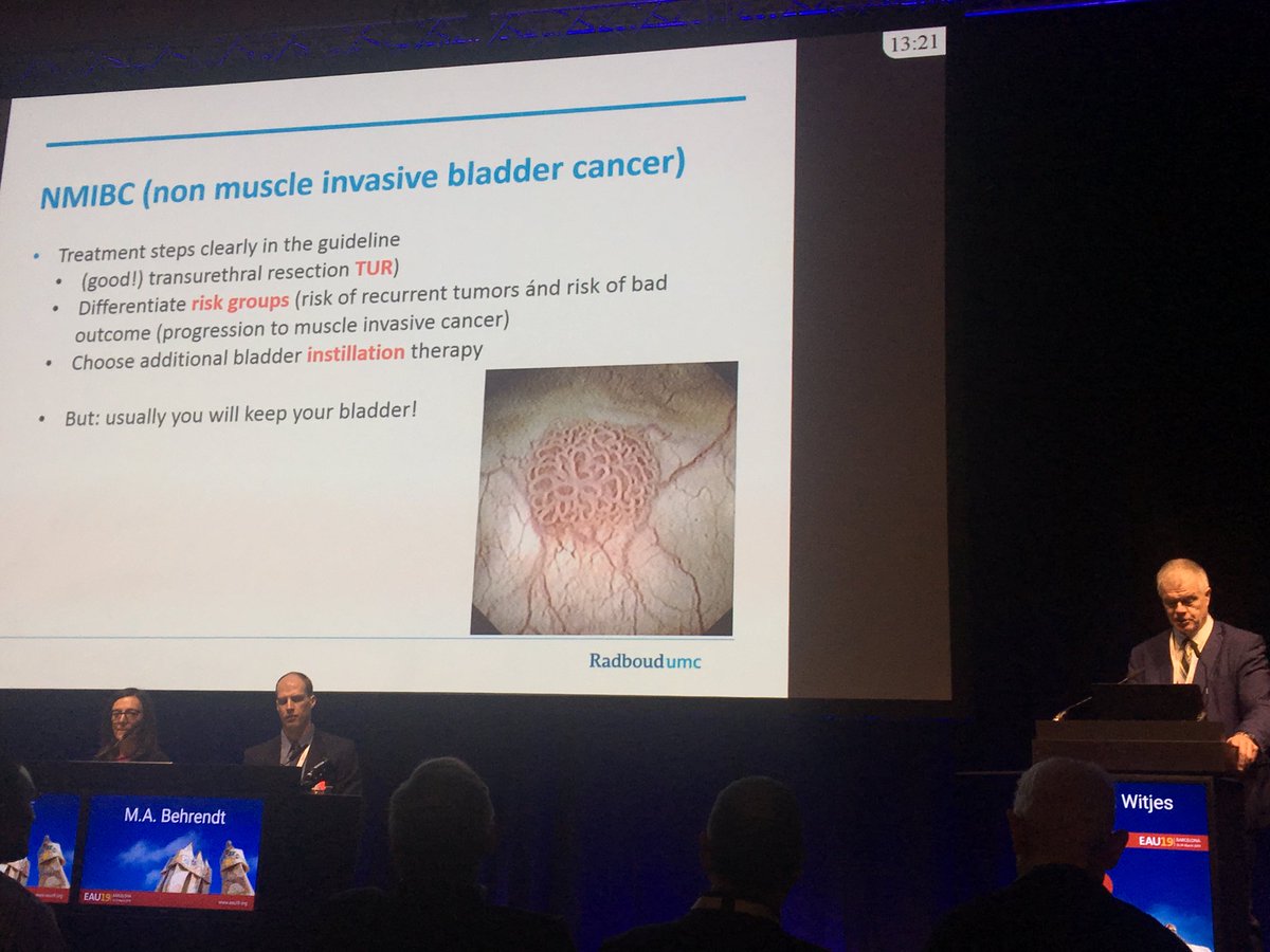 Dr. Witjes: Again, good TURBT is essential. Bad TURBT can’t be compensated by adjuvant therapies. ⁦@EauPatient⁩ #BladderCancer #eau19 ⁦@sara_tolouee⁩ ⁦@JLVasquez82⁩