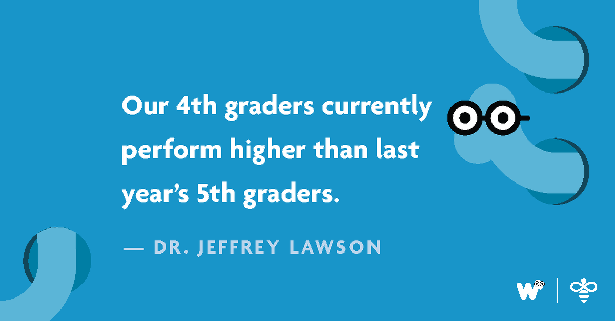 The stories from districts using @BookwormsRW K–5 Reading and Writing—our newest free ELA curriculum—are bananas-exciting, as <a href="/DrJalawson/">Dr. Jeffrey Lawson</a> of <a href="/CCPSMD/">CCPSMD</a> can tell you.

Learn more at the link below, or by stopping by Booth 1217 at #ASCD19!

hubs.ly/H0g_Q-W0 #ilachat #Empower19