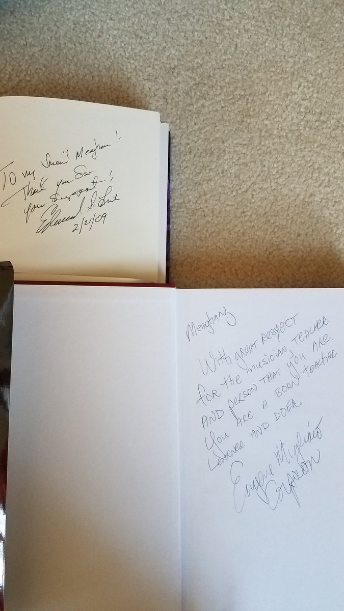 MusicAvon's tweet photo. Thanks @AvonCSDPD!!  My first book is the "Teaching Music Through Performance in Band" series. It's very special when I meet the authors and they become lifelong friends/mentors! #learningforalifetime #banddirector https://t.co/Qx8HlKZBxX
