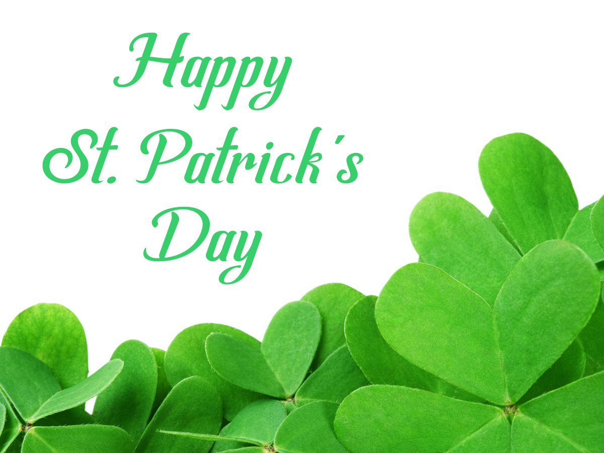 Good wishes and warm thoughts for your #StPatricksDay! #luckoftheIrish