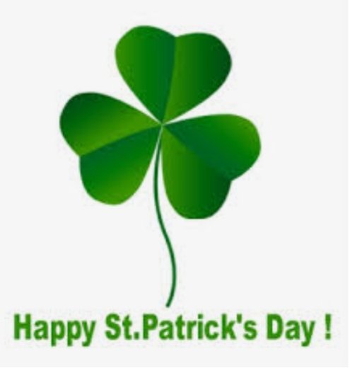 Happy St Patrick's Day to all our teachers, staff, leaders, students and their families.