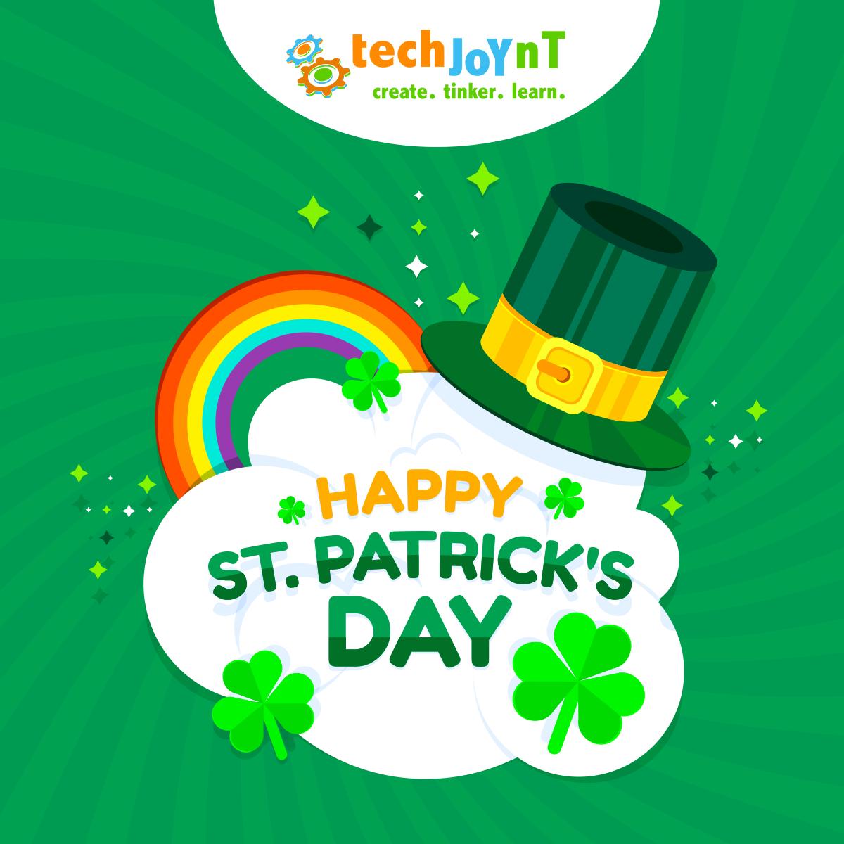 Your kids won't need a four-leaf clover to get the best luck if they're already learning new and awesome skills while having lots of fun in our STEM courses. Why? Because their education is the real pot of gold!
Happy Saint Patrick's Day!