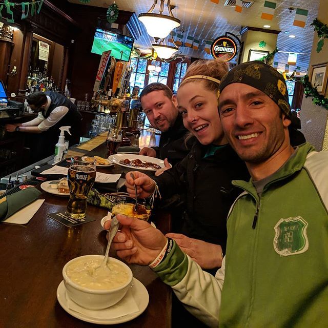 EricDChaos's tweet photo. Some Irish food to keep us going 🇮🇪#emmetsgrub @goruckscavenger @goruck #goruck #teamlostleprechauns #scavengerhunt https://t.co/mN6jHXzjWI https://t.co/W5dhvfTAWV