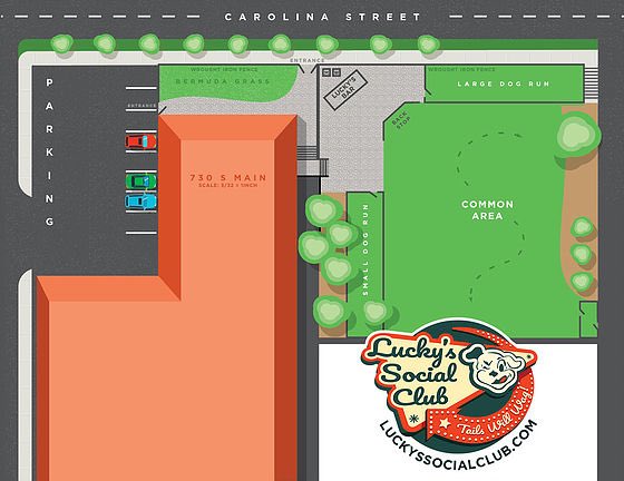 Happy #StPatricksDay! 🍀 Come see us today from 12-3pm at 730 South Main Street. Tours of our future park start at 12:30 and run every 30 minutes.