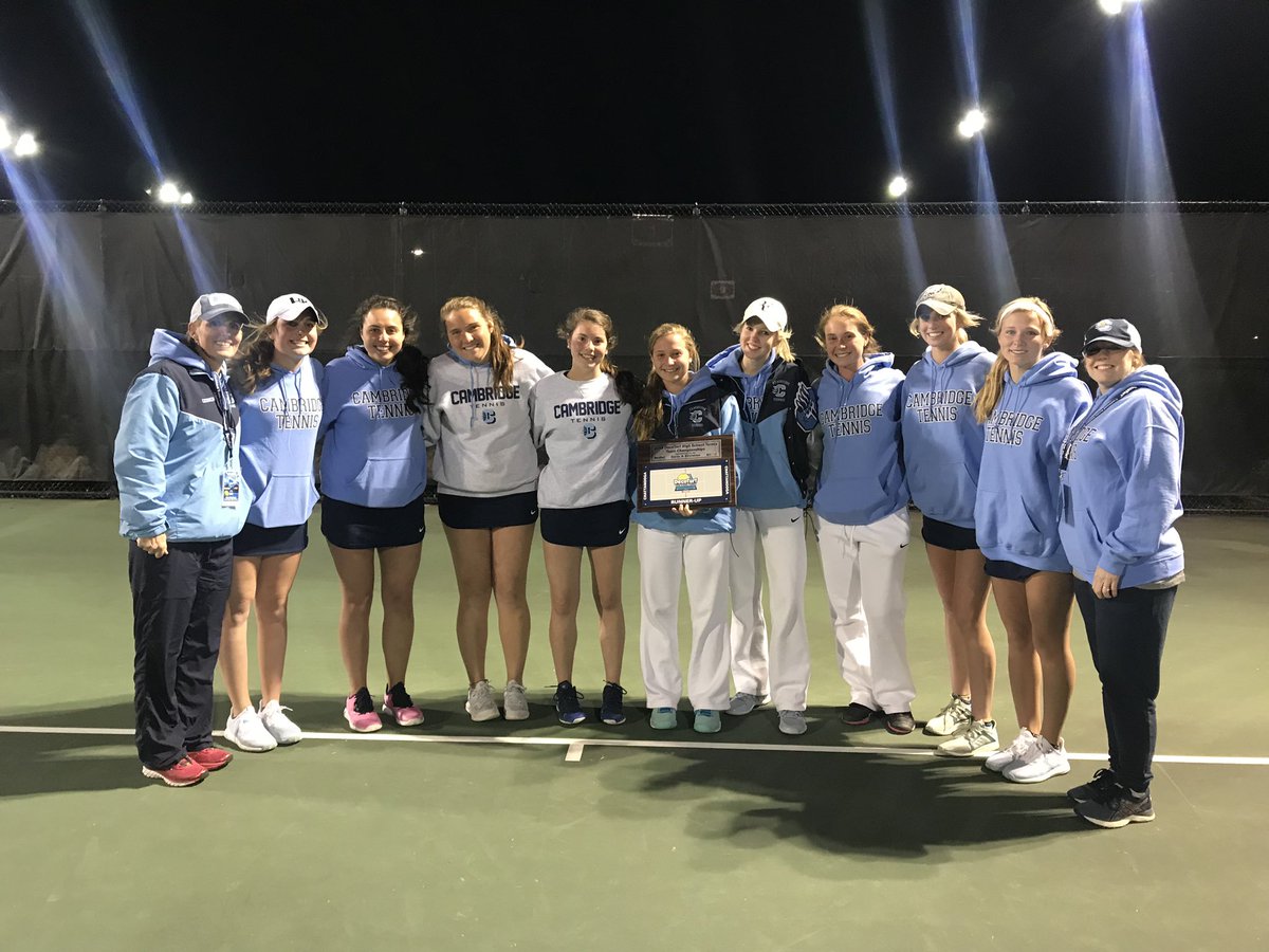 chsbearstennis's tweet photo. Lady Bears finish runner ups in the 2019 DecoTurf High School Championship. So proud of their grit, determination and class this weekend. Go Bears 🐻 💙@hstennischmps #2inthenation https://t.co/SDalfGVUOg