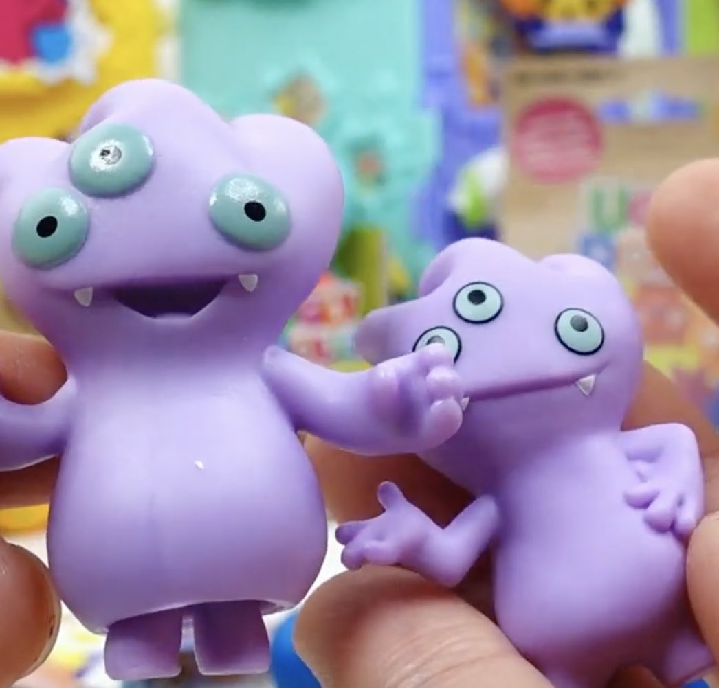 Mini figure blind bag vs action figure comparison! ...And what happens if you get too many finger toes ❤️ <a href="/uglydolls/">UGLYDOLLS</a> <a href="/Hasbro/">Hasbro</a>